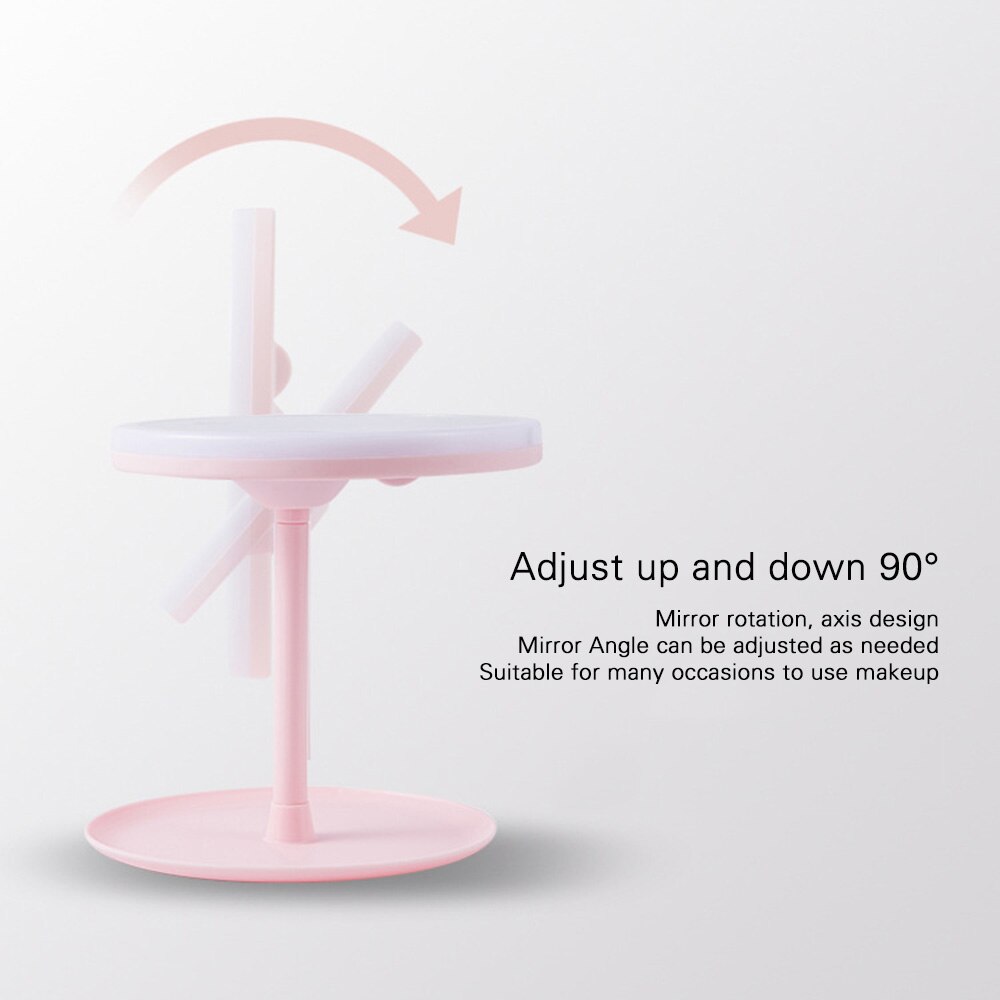 7 Cal makijaż podświetlane lustro światło z naturalna biel doprowadziło światło dzienne lustro kosmetyczne odpinany/podstawa robić przechowywania 3 tryby