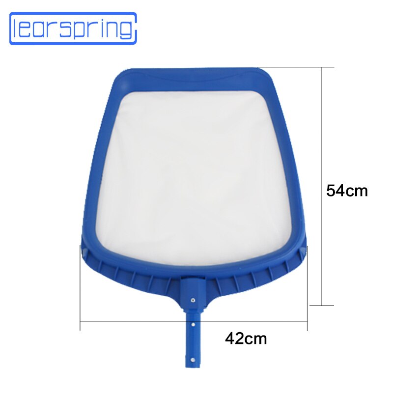 Swimming Pool Skimmer Cleaner Leaf Rake Mesh Net Fountain Pool Tool Leaf Bag Cleaning Equipment Accessories with Rod Stick: BL-9017M