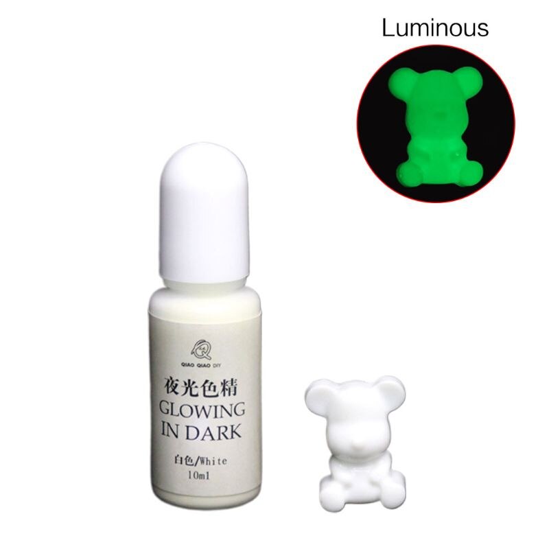 Lysende flytende pigment håndlaget ab lim uv epoxy mold filler håndverk smykker gjør diy toning materiale