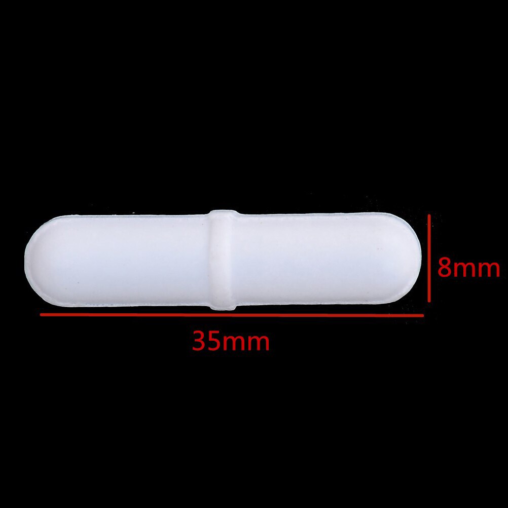1pcs 8mmx30mm Magnetic Stirrer Mixer Stir Bar Ptfe Lab Spin Spinner Cylinder Laboratory Bars White Color