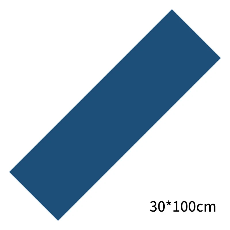 30*100 cm Gedruckt Yoga Handtuch Tragbare Doppel Schicht Nicht-Slip Matte Schutz Yoga Übung Pad Schnell Trocknend pilates Handtuch Decke: Navy Blau