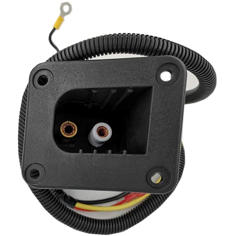 for EZGO 36V Powerwise Charger Receptacle Charger Plug for EZGO Medalist & TXT(98+) DCS/PDS 73345G01 73063G01: Default Title