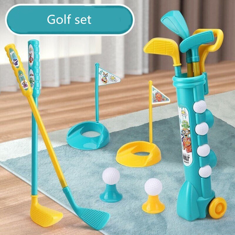 Kids Golf Set Parent-child Toys Outdoor Sports Toys Interactive Games Children Party Supplies Birthday for Kids