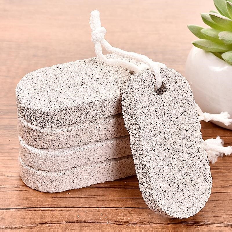 Pumice Stone Exfoliating Foot Rub Feet Comfortable Itchy Skin Gentle Pedicure Tool Bath Brushes, Sponges Bathroom Accessories