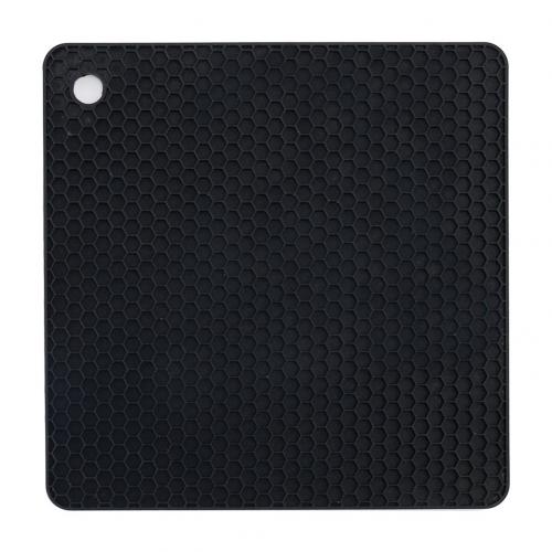 tapis de Table à manger carré en nid d'abeille en Silicone résistant à la chaleur