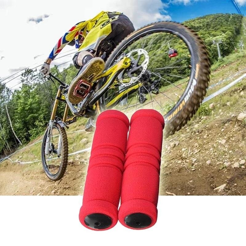 Esponja de espuma suave para manillar de bicicleta, empuñaduras de manillar de bicicleta de montaña, BMX, MTB, 33mm, 1 par