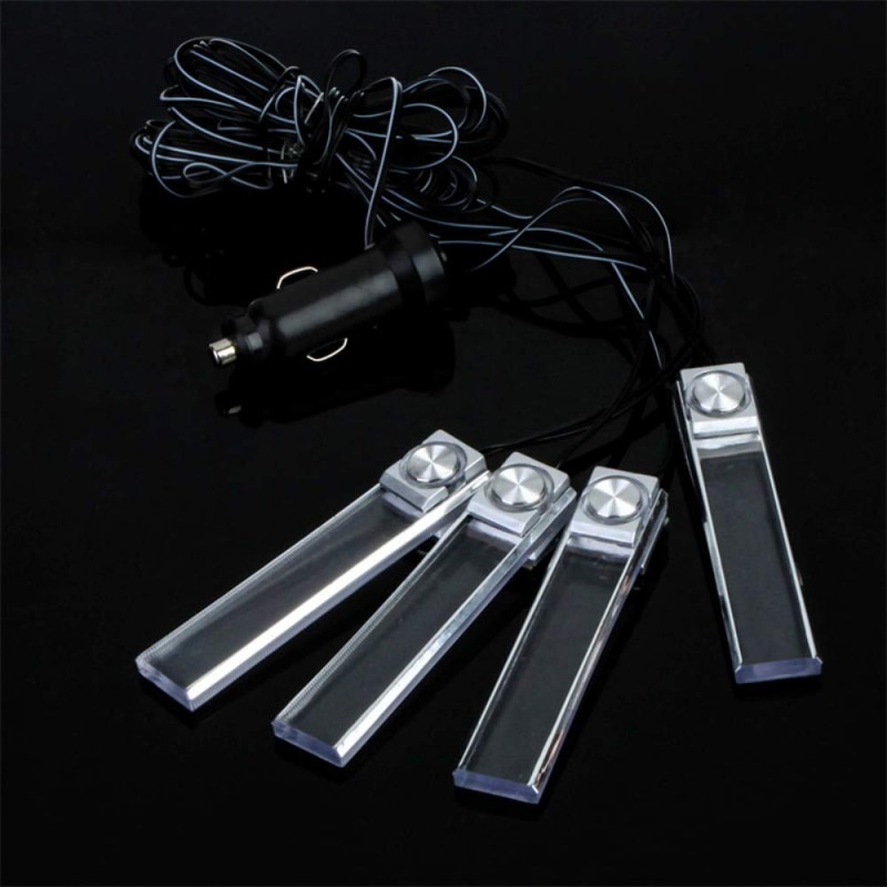 4 stuks auto omgevingslicht ground Auto interieur verlichting LED Sfeer lamp Decoratieve auto accessoires