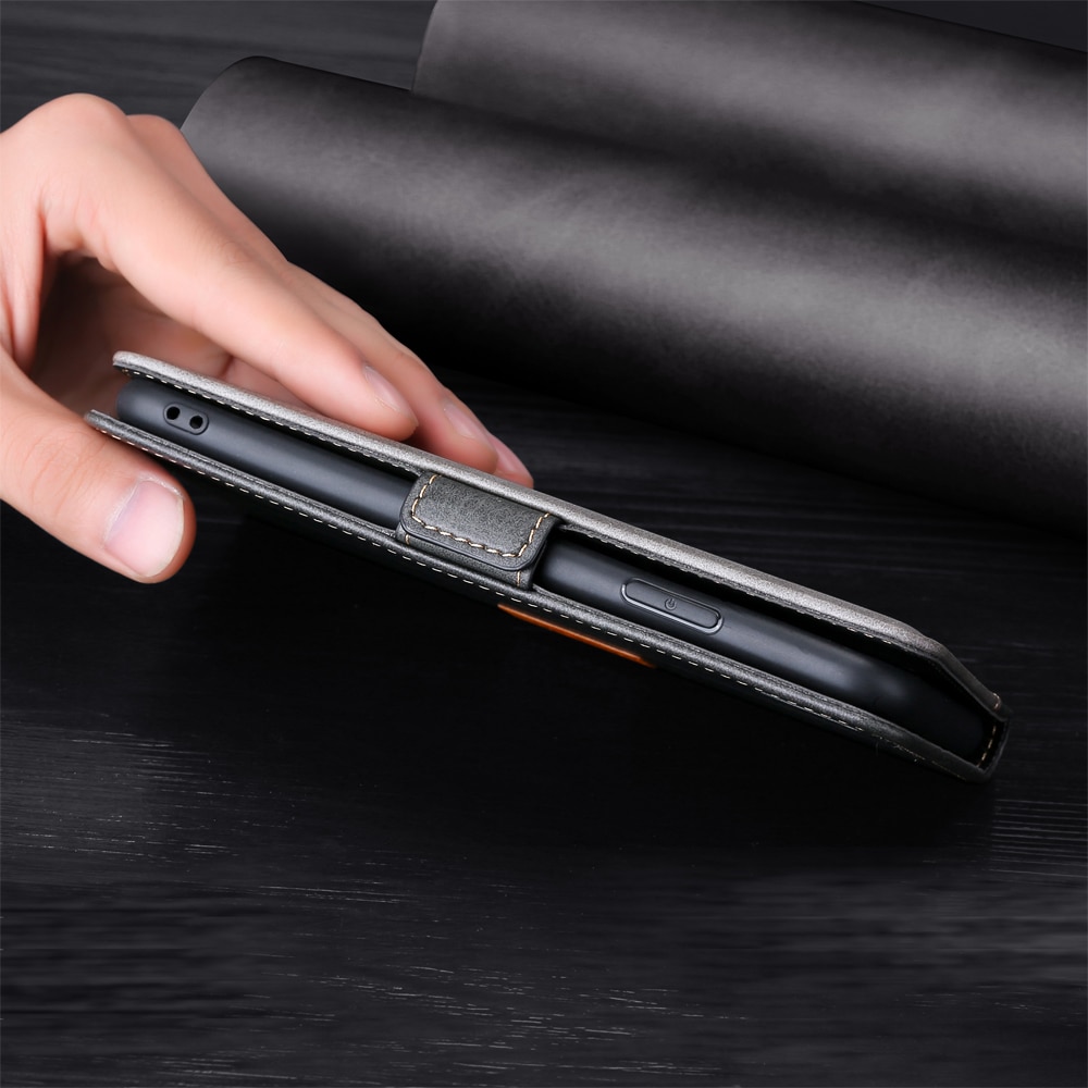 Lommebokdeksel til xiaomi poco  x3 nfc telefonveske poco  x3 nfc 6.67 tommers skinnkortspor magnetdeksel poco  x3 nfc fundas
