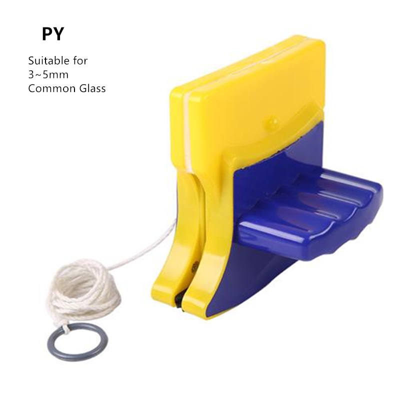 Magnetic Window Cleaner Double Side Magnetic Brush for Washing Windows Glass Cleaning Brush Cleans Magnetic Crystals Window Wash: PY