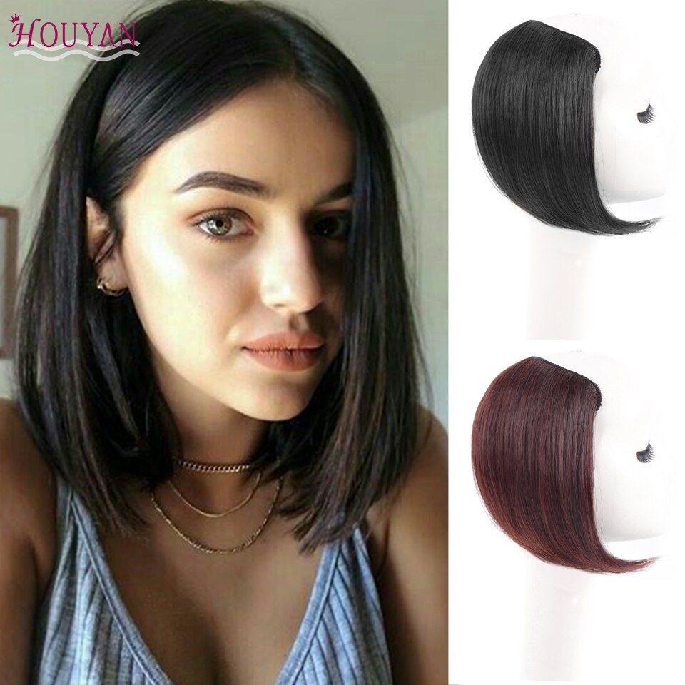 Houyan Wig piece on the top of the head hair piece one piece female hair increase volume fluffy and traceless ha