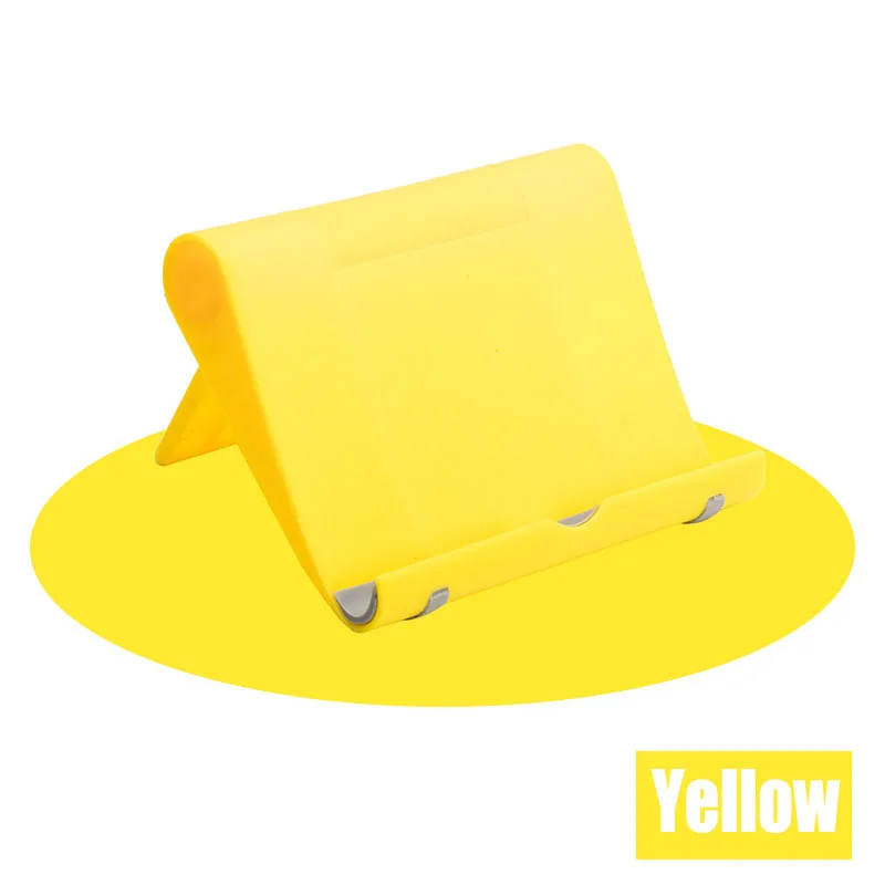 Smartphone Houder Communicatie Accessoires Universele Tablet Standhouder Mobiele Telefoon Desktop Bureau Stand Ondersteuning Tablet Telefoon: YELLOW