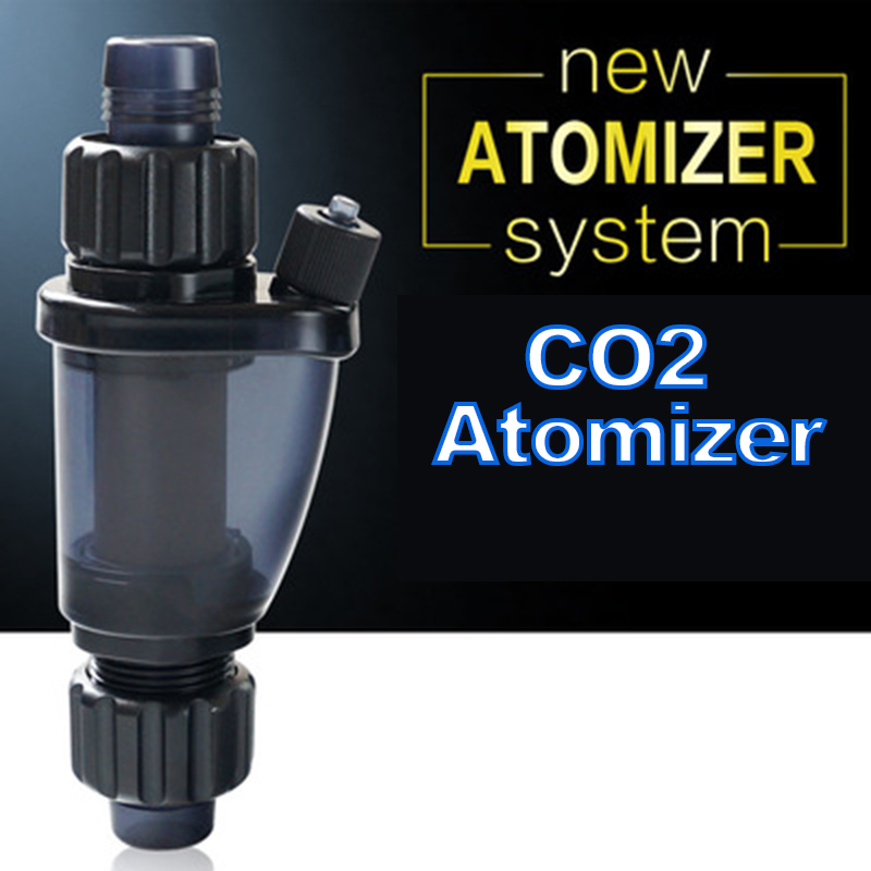 Aquarium CO2 Atomizer System Diffuser Carbon Dioxide Atomizer for Fish Tank Aquarium Aquatic Water Plant