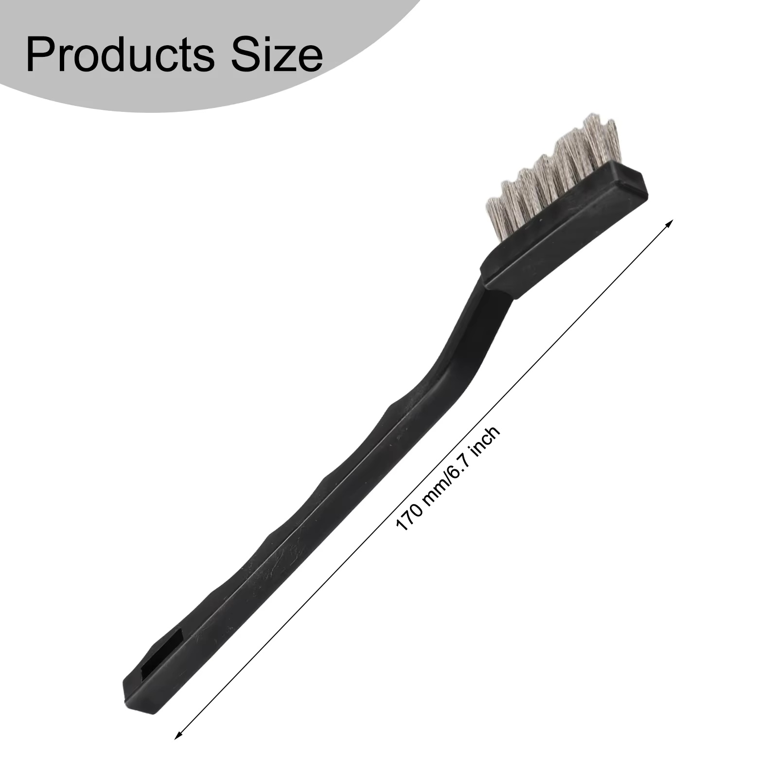 3 pezzi in acciaio inossidabile rame nylon filo spazzola ruggine scrub rimuovere strumenti di pulizia stampi per macchinari parti pulizia manuale e manutenzione