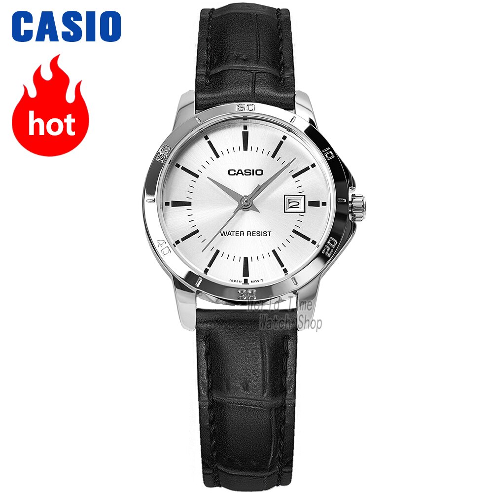 Casio horloge dameshorloges topmerk luxe set Waterproof quartzhorloge dames dames lederen horlogeband Klok Sporthorloge Часы relogio feminino reloj mujer montre homme bayan kol saati zegarek damski LTP-V004: Default Title