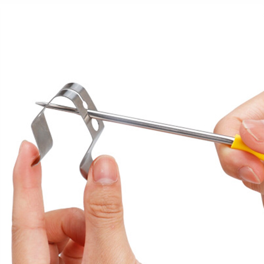 4Pcs/Set Stainless Steel BBQ Thermometer Probe Clip Holder Universal Meat Grill BBQ Smoker Oven Kitchen Accessories Baking Tools