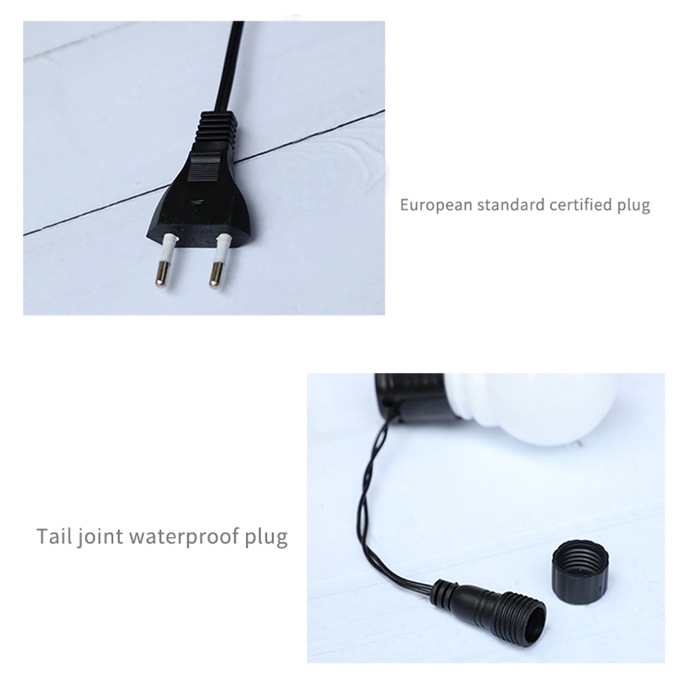 6M 20 Led Globe Lamp String Light Fairy Licht Outdoor Led String G50 Lampen Tuin Patio Garland Wedding Party decoratieve Lamp