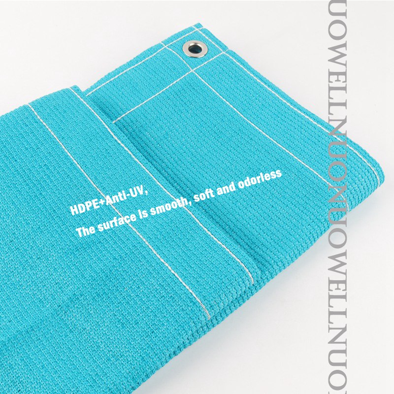 Width 0.8M/0.9M Light-Blue Balcony Garden Fence Cover Privacy Screen Shelter Pergolas Awning Swimming Pool Terrace Shade Cover