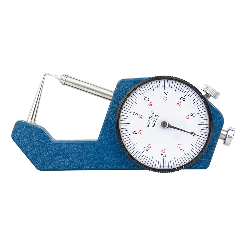 Curved Tip Dial Thickness Gauge 0-20mm 0.1mm For Hollow Pipe Or Circular Tube Caliper Measuring Tools Thickness Meter Tester