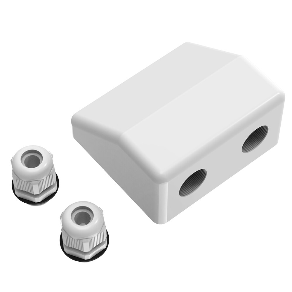 Double Cable Entry Gland Waterproof ABS Gland Box for Cable Types 4mm to 12mm, Solar Panel Motorhome RV Camper Van Caravan