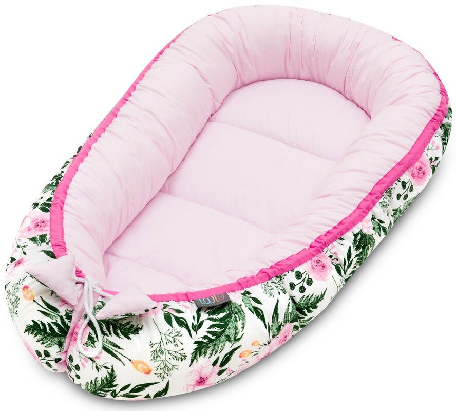 Sleepyhead Baby Nest Pink Flower Bed Double-sided High Newborn Baby Bassinet Bed Portable Baby Moving