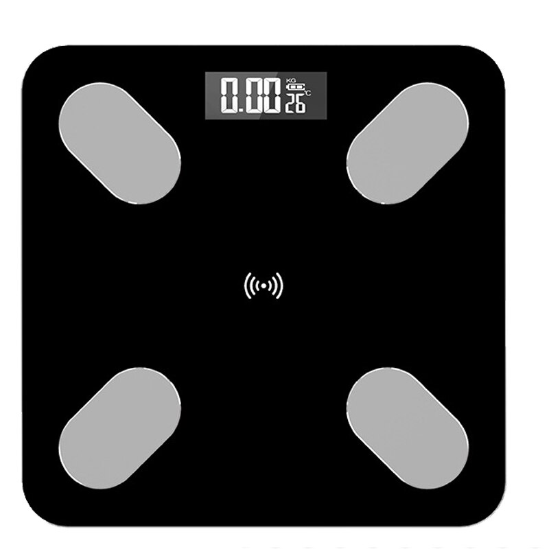 Kroppsskala gulv vitenskapelig smart elektronisk ledet digital vekt badevekt balanse bluetooth app android ios: Default Title