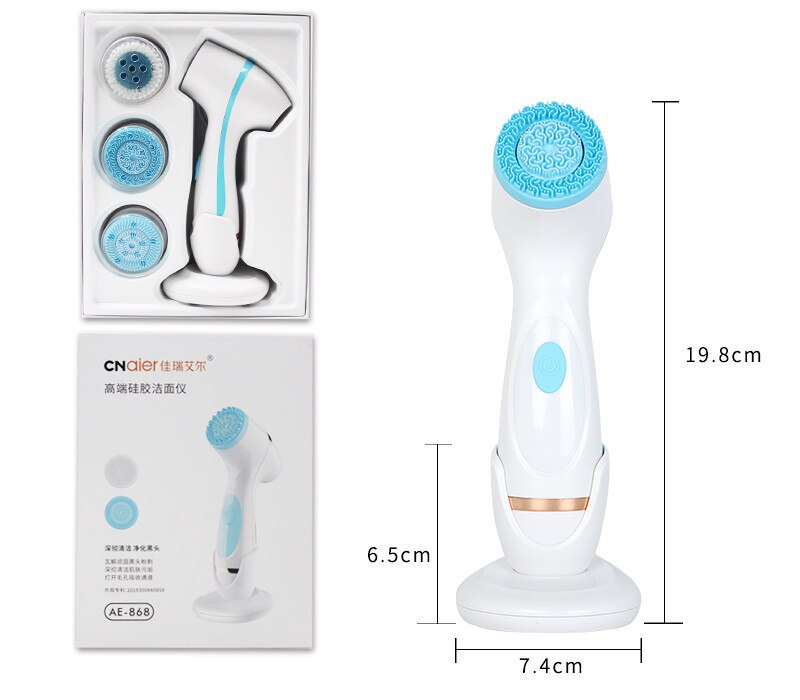 Electric Multifunctional Waterproof Face Washing Instrument Pore Cleaner High Multifunctional Tools#g30