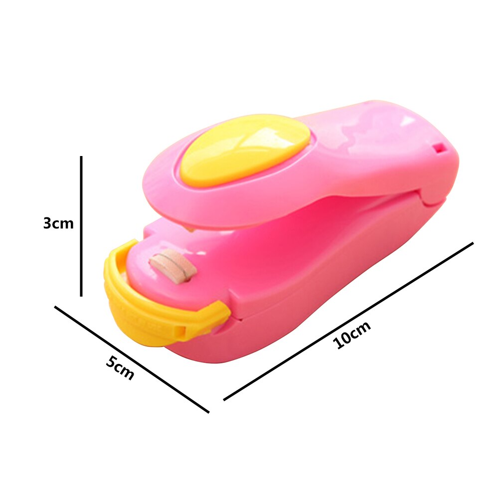 Portable Bag Clips Handheld Mini Food Vacuum Sealer Heat Sealing Machine Seal Packing Plastic Impulse Sealer Household