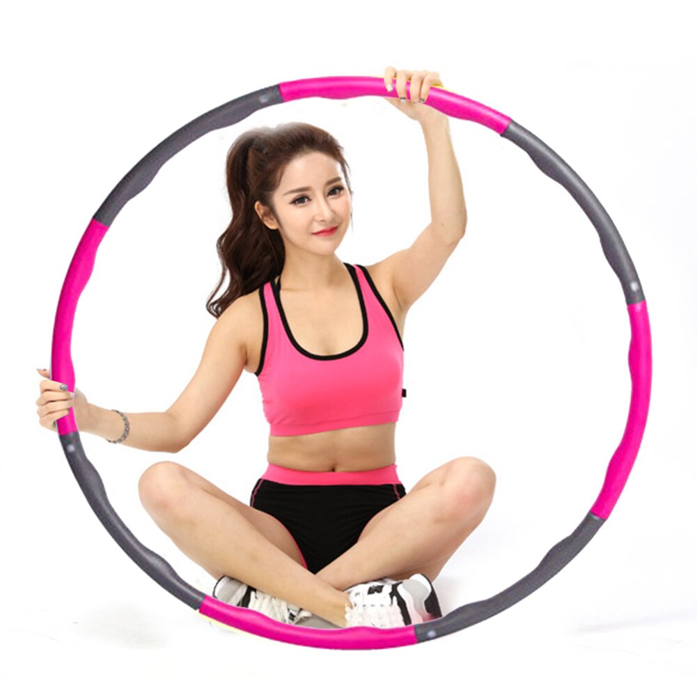 Cintura fitness círculo ajustável macio estofamento ponderada anel espuma amortecimento para casa ginásio equipamentos de exercício abdominal