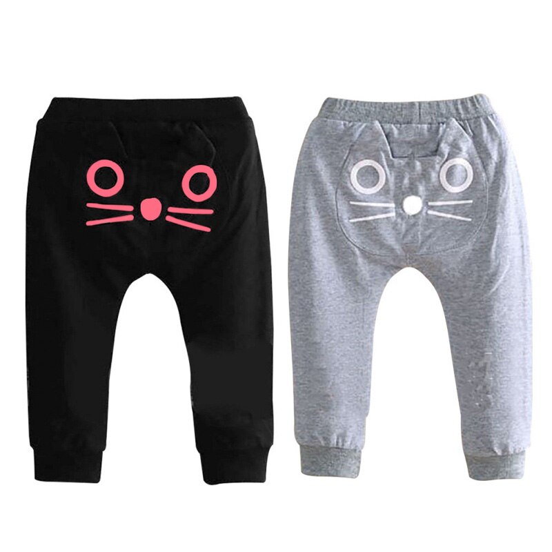 Caldo Delle Ragazze Dei Ragazzi Pantaloni stile harem di Autunno della Molla Vestiti Del Bambino Del Cotone Del Gufo Pantaloni Del Bambino Bambini Casual Pantaloni Lunghi