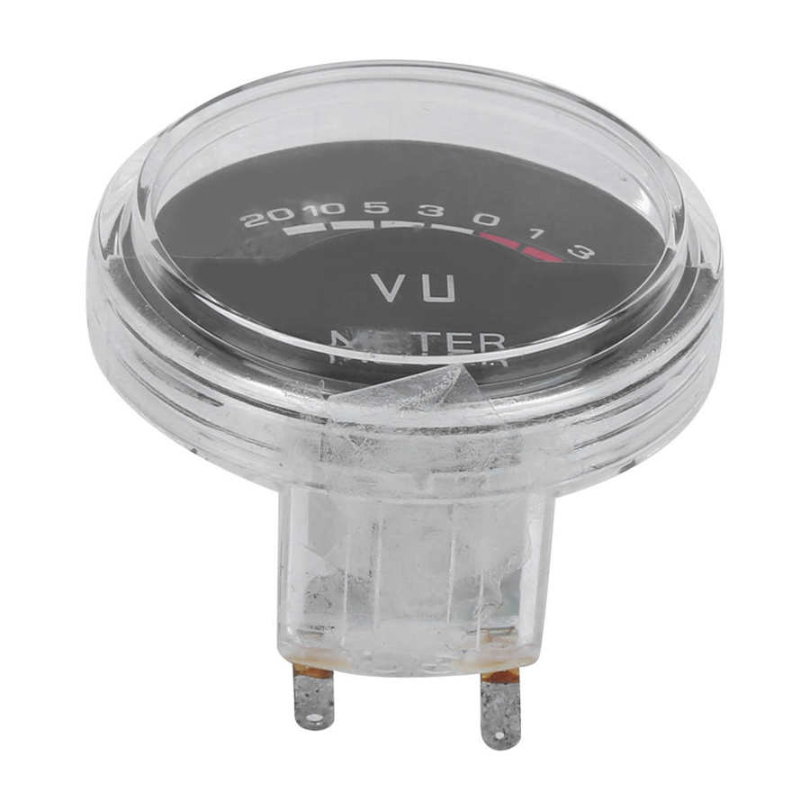 Mini High Accuracy VU Meter DB Level Meter Amplifier Level Audio Meter with Blue Backlight