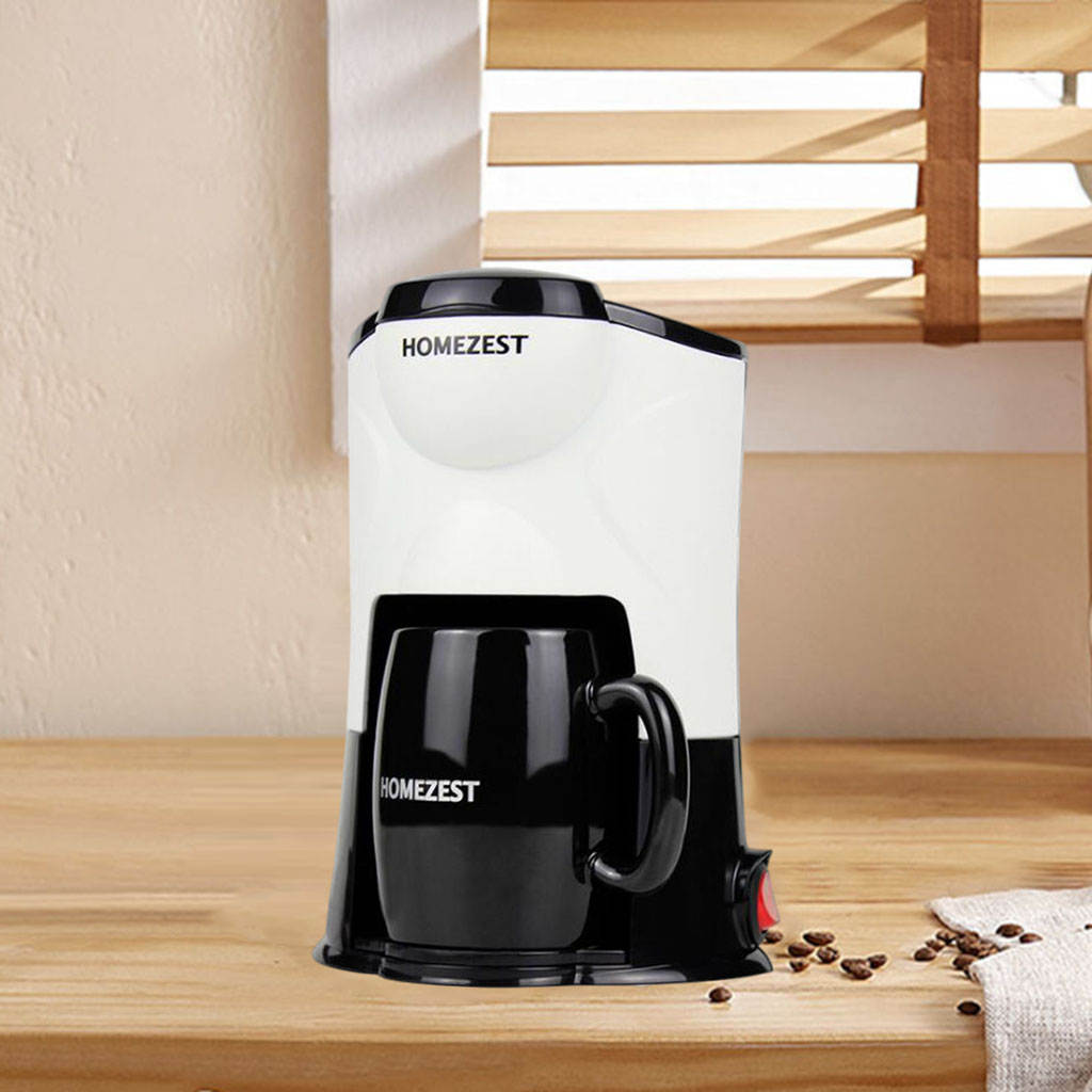 Mini Single Cup Coffee Maker with 150ml Cup Drip Coffee Machine for Cafe Office Bar