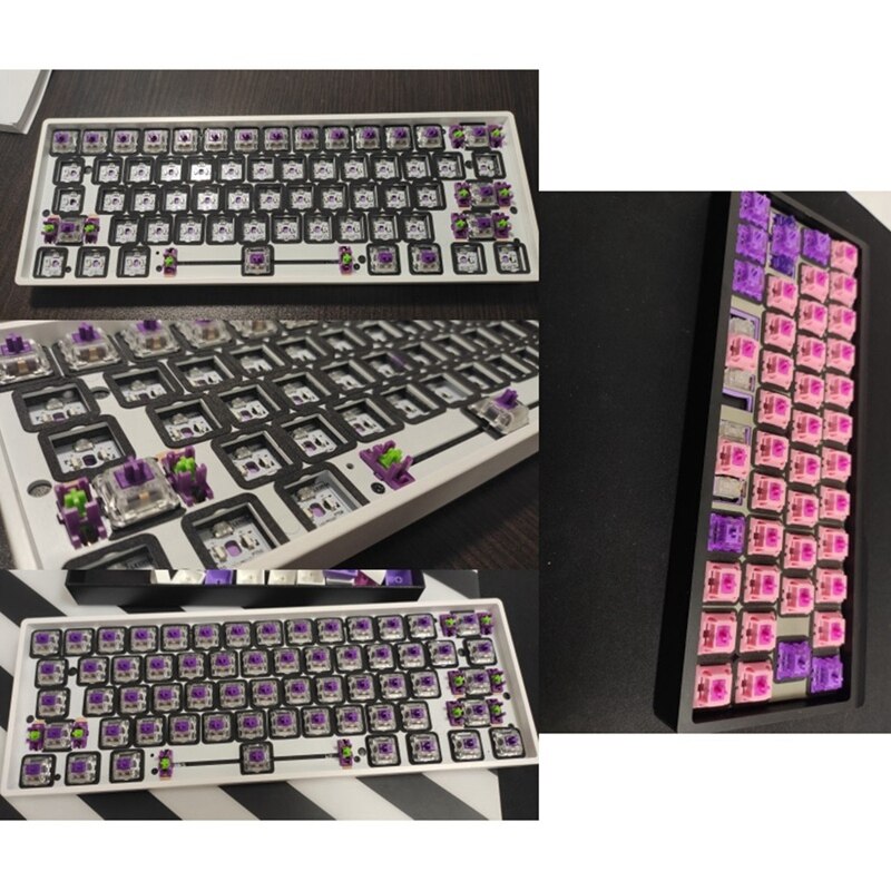 120Pcs/Pack Mechanical Keyboard Switch Pad Single Switch Film Foam Material Positioning Plate Foot Pad Anti-Static