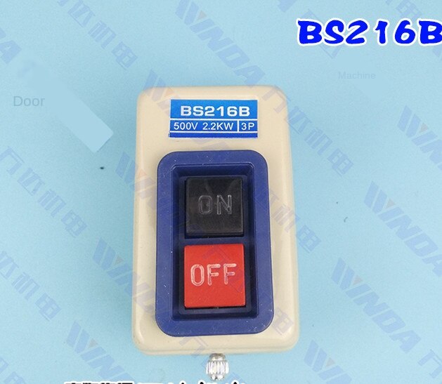 Bs216b power button switch bs230b button switch three-phase button switch 380V power switch