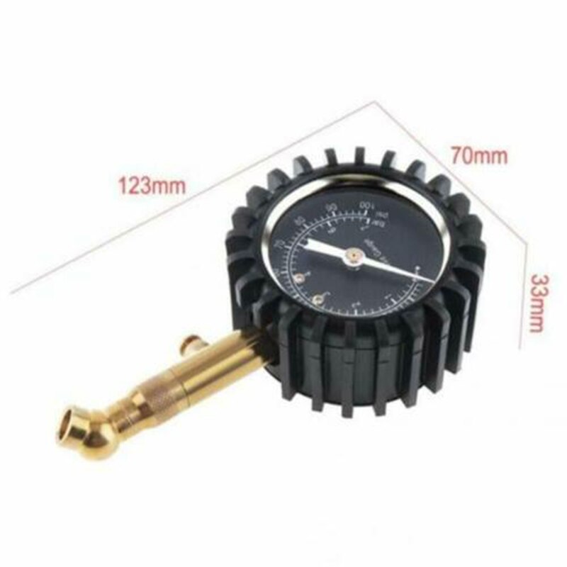 Car Tire Pressure Gauge - 0-100 PSI Heavy Duty Certified