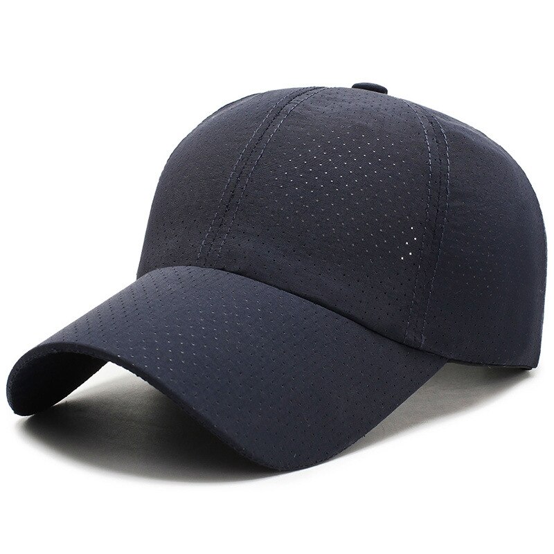 Gorra de tenis con cola de caballo para mujer y niña, gorro de algodón con Cierre trasero, gorros deportivos informales ajustables,: Azul