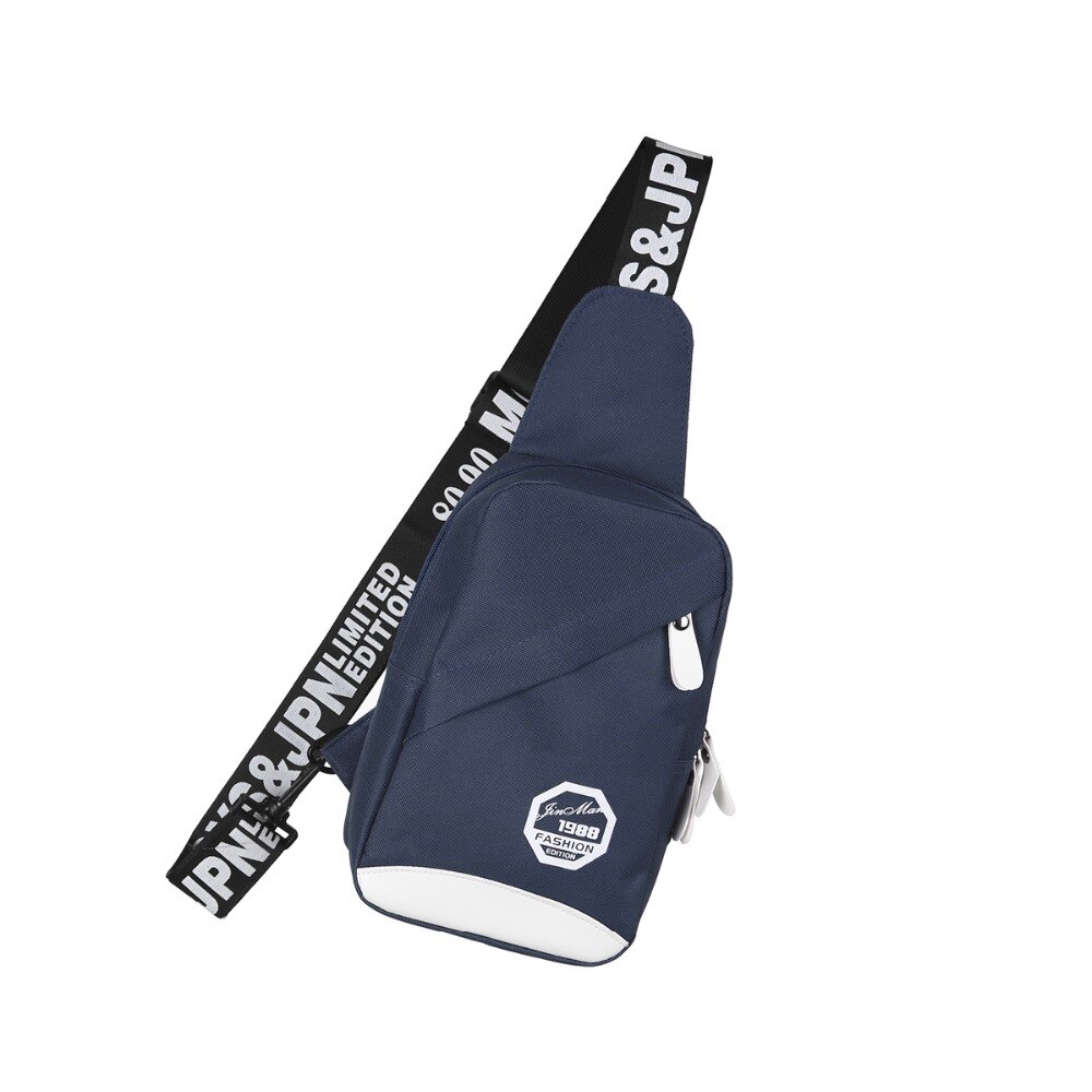 Heren schoudertas met usb-oplaadfunctie borsttas crossbody schoudertas messenger