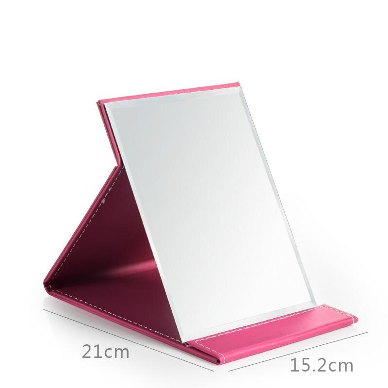 Grand miroir Portable pliable, épais et , HD, minimaliste, pour étudiants: H