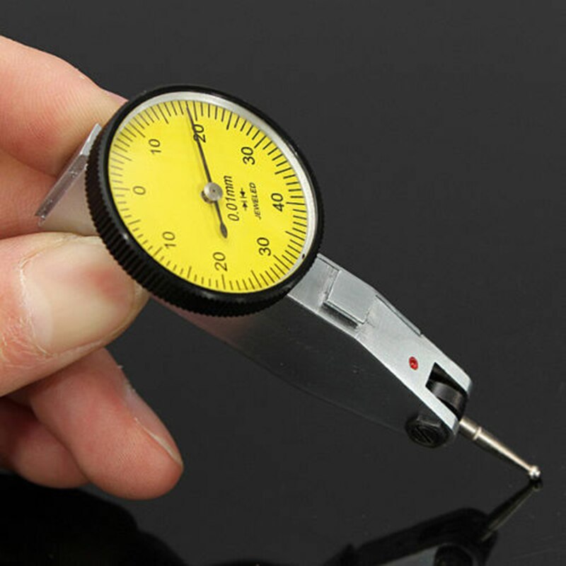 Noggrann mätklocka test indikator precision metrisk med laxstjärtskena montering universella mätinstrument verktyg tillbehör