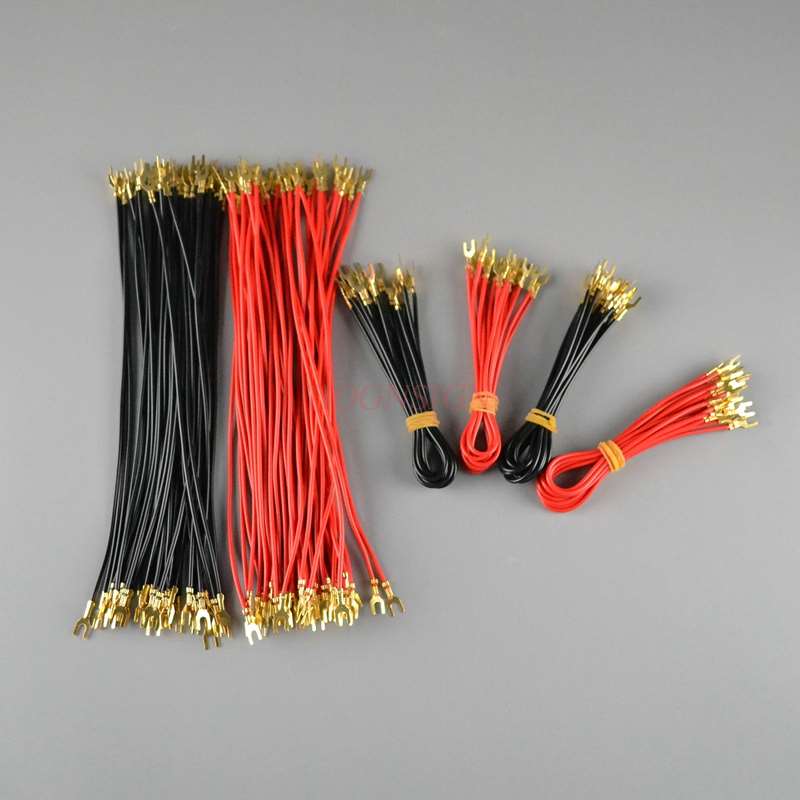 5pcs Physics experimental equipment Cold circuit terminal wire for electrical circuit experiment U-shaped connector wire