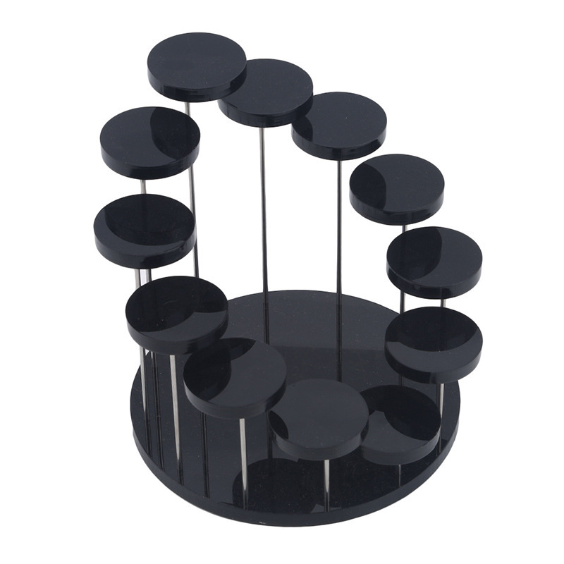 3pcs Rond Acrylique Gâteau Rack Présentoirs Dessert Holder20.3cm 25.4cm