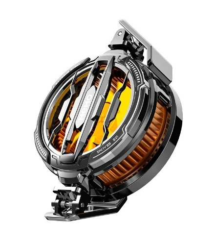 Universal- 2 in 1 Telefon Kühler Halbleiter Kühlung Magnetische Zurück Clip CX08 CX07 Fan einfrieren Kühler für iPhone iOS Android PUBG: Grau
