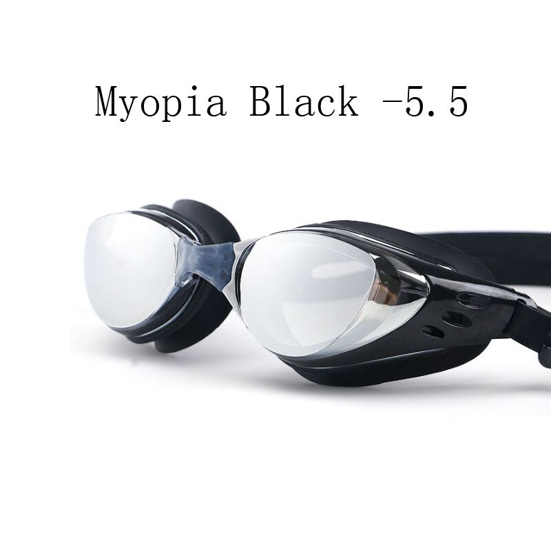 Prescription Myopia Swimming Glasses -1.0~-10 Waterproof Anti Fog Swim Eyewear Silicone Diopter Diving Goggles for Adults Kids: MULTI