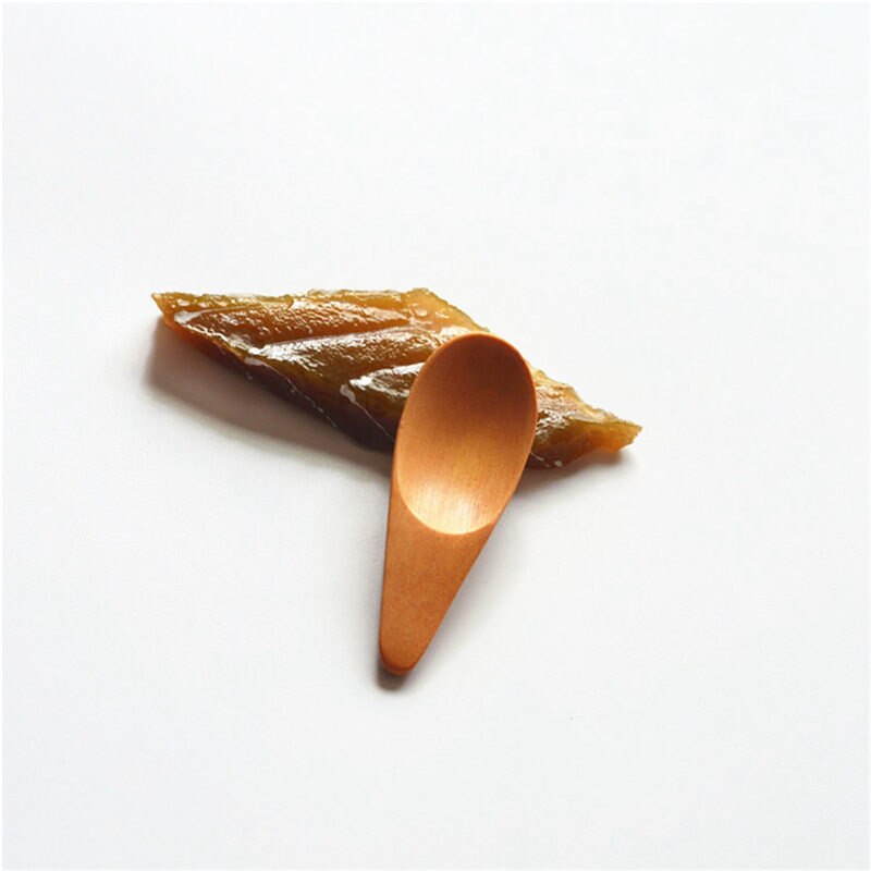 1 kpl 7 x 2.5cm puinen mini teelusikka maustekauha astiasto kahvi tee pieni mini sokerilusikka kahvilusikka keittiötarvikkeita