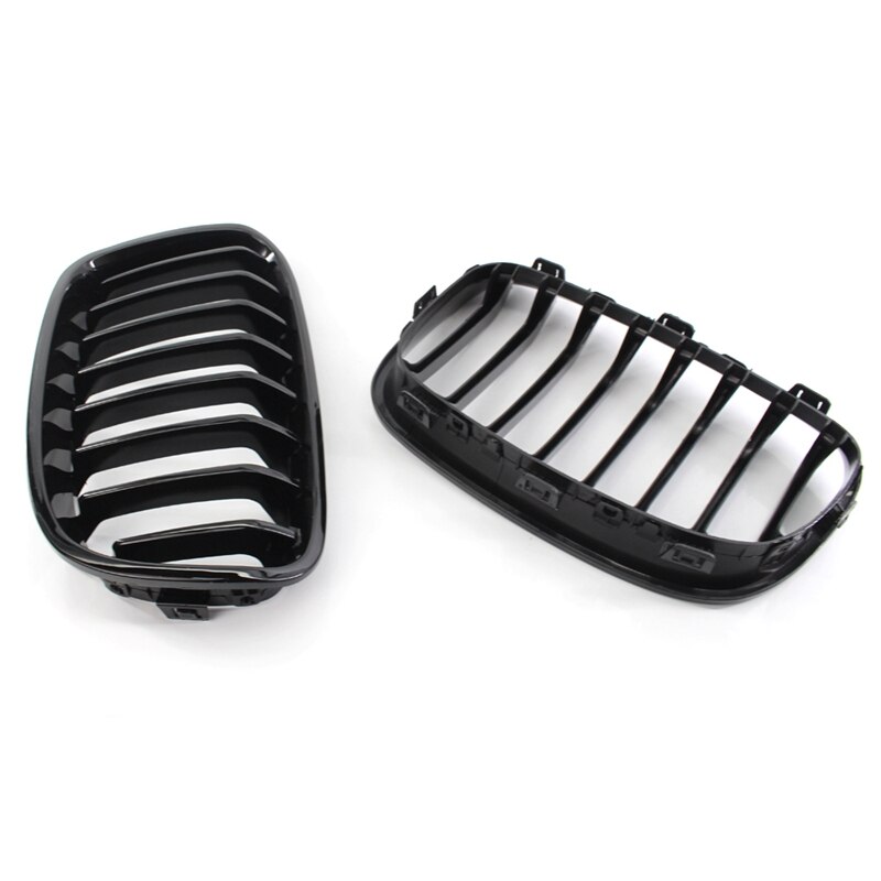 Rejilla frontal negra brillante para Bmw F20 F21 1 Series