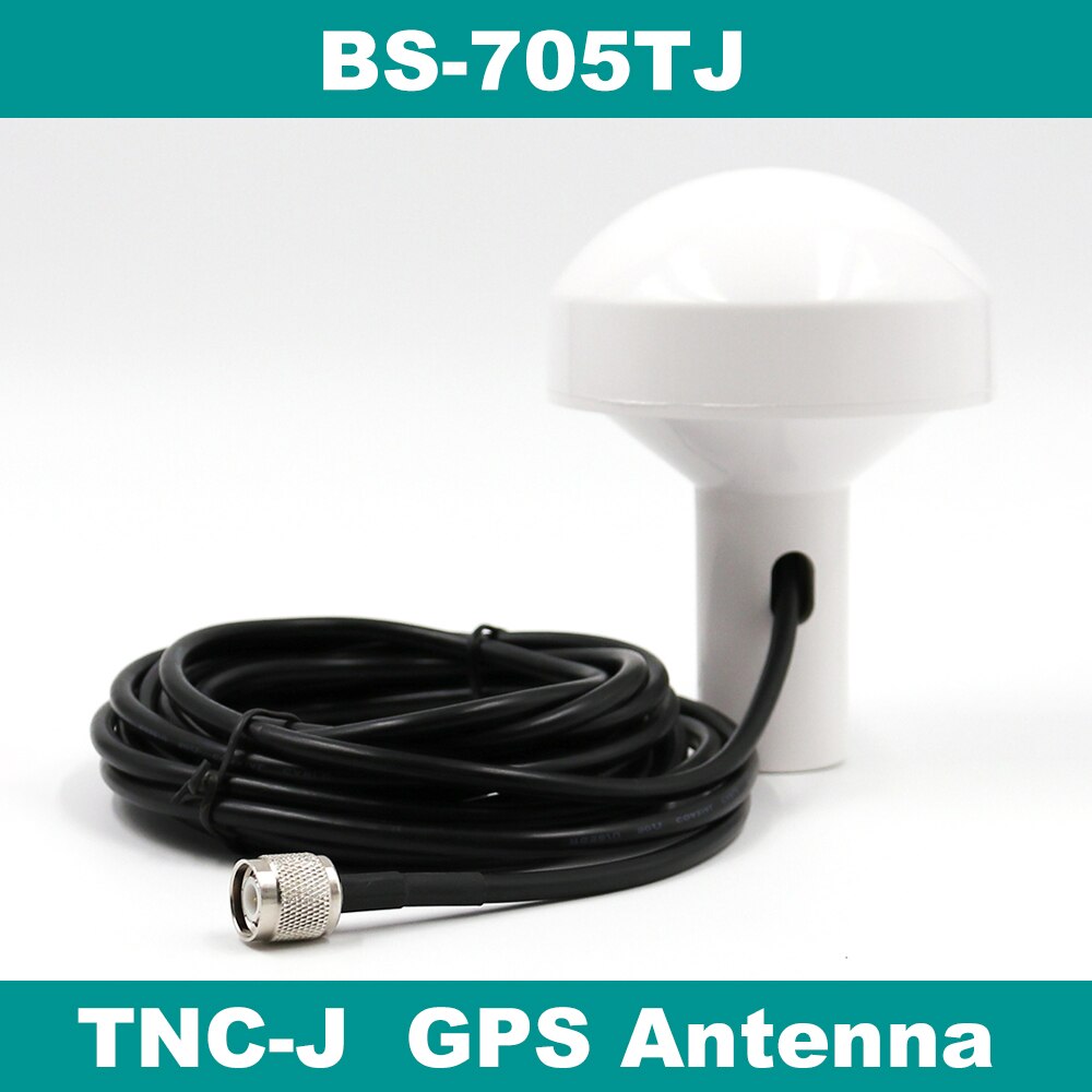 BEITIAN, Marine GPS Antenne, GPS L1: 1575.42 MHz, RG58 Kabel, 5.0 m, TNC-J Connector, Schroef base, BS-705TJ