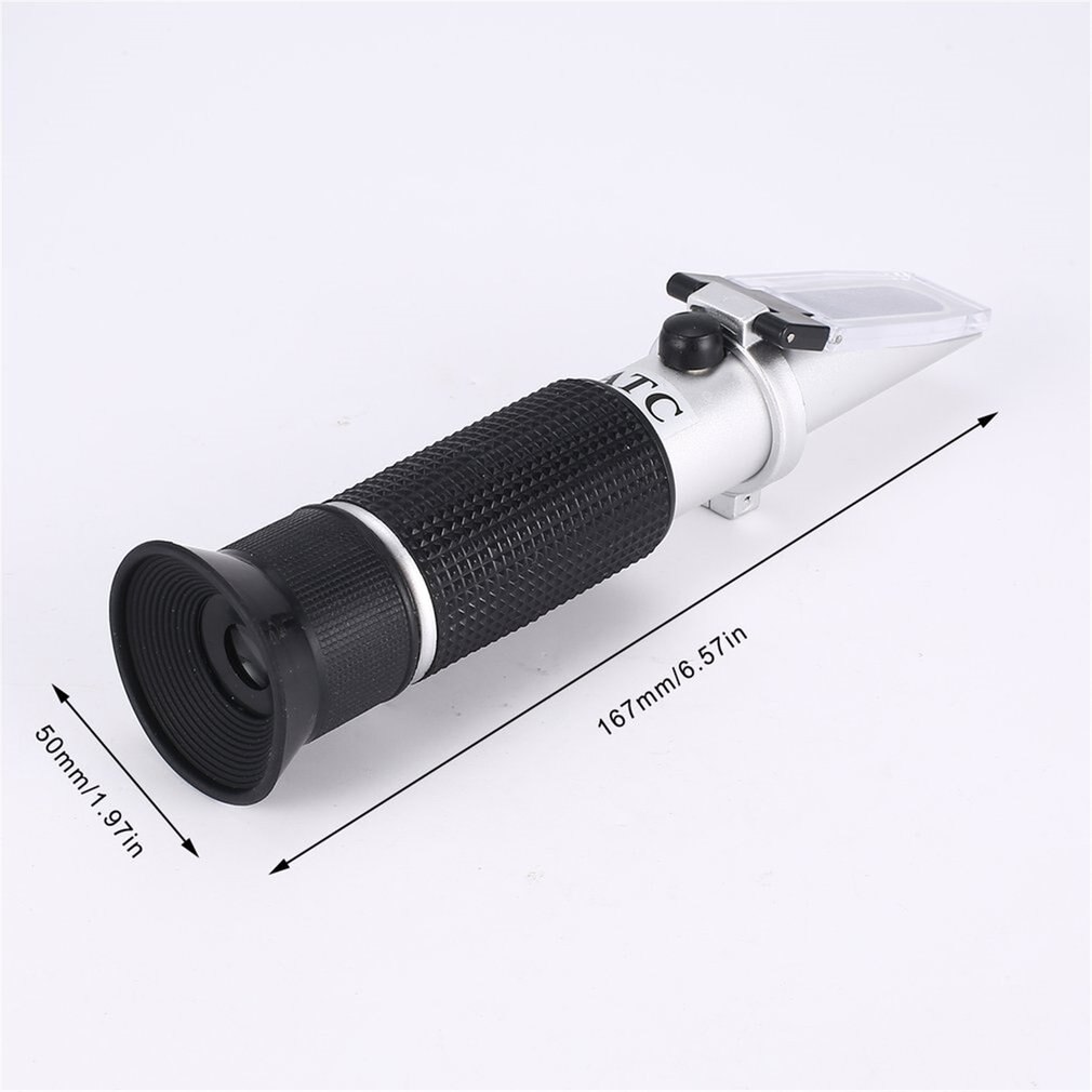 Brix Rifrattometro 0 ~ 32% RHB-32ATC Ottico Cibo Zucchero Bevande ATC Contenuto RZ113 metro Strumento di Prova Portatile