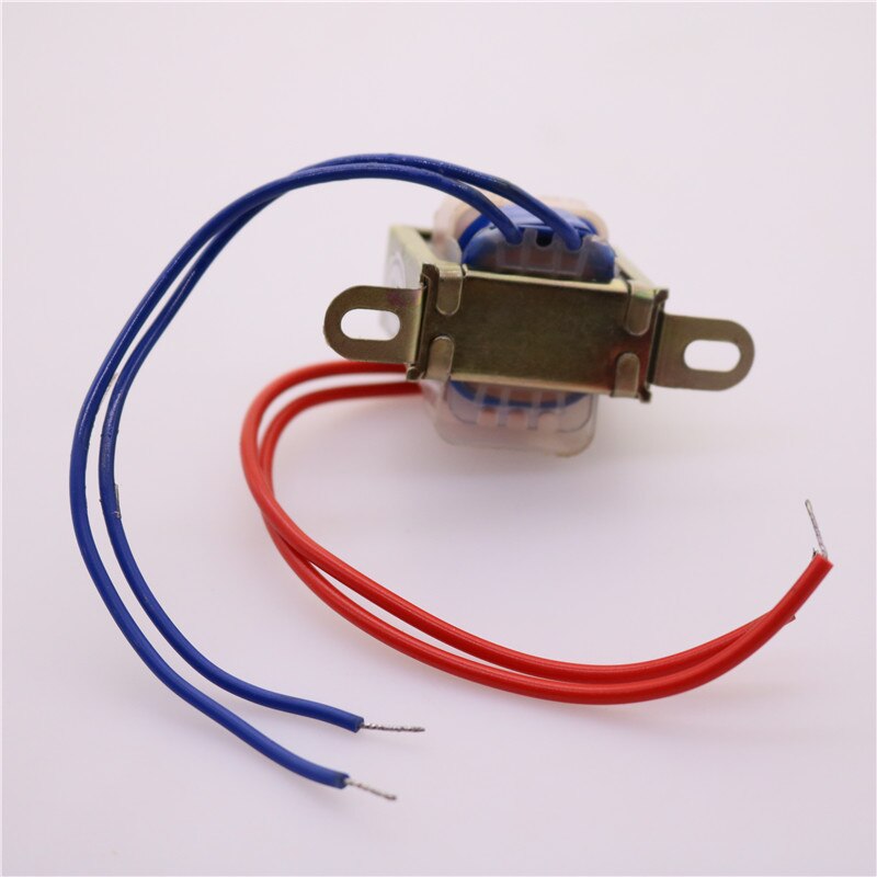 Mini transformador de 1 pieza, 1W, reductor de Ac220v a CA, Motor único de 12v CA, transformador de núcleo de cobre de 90mA