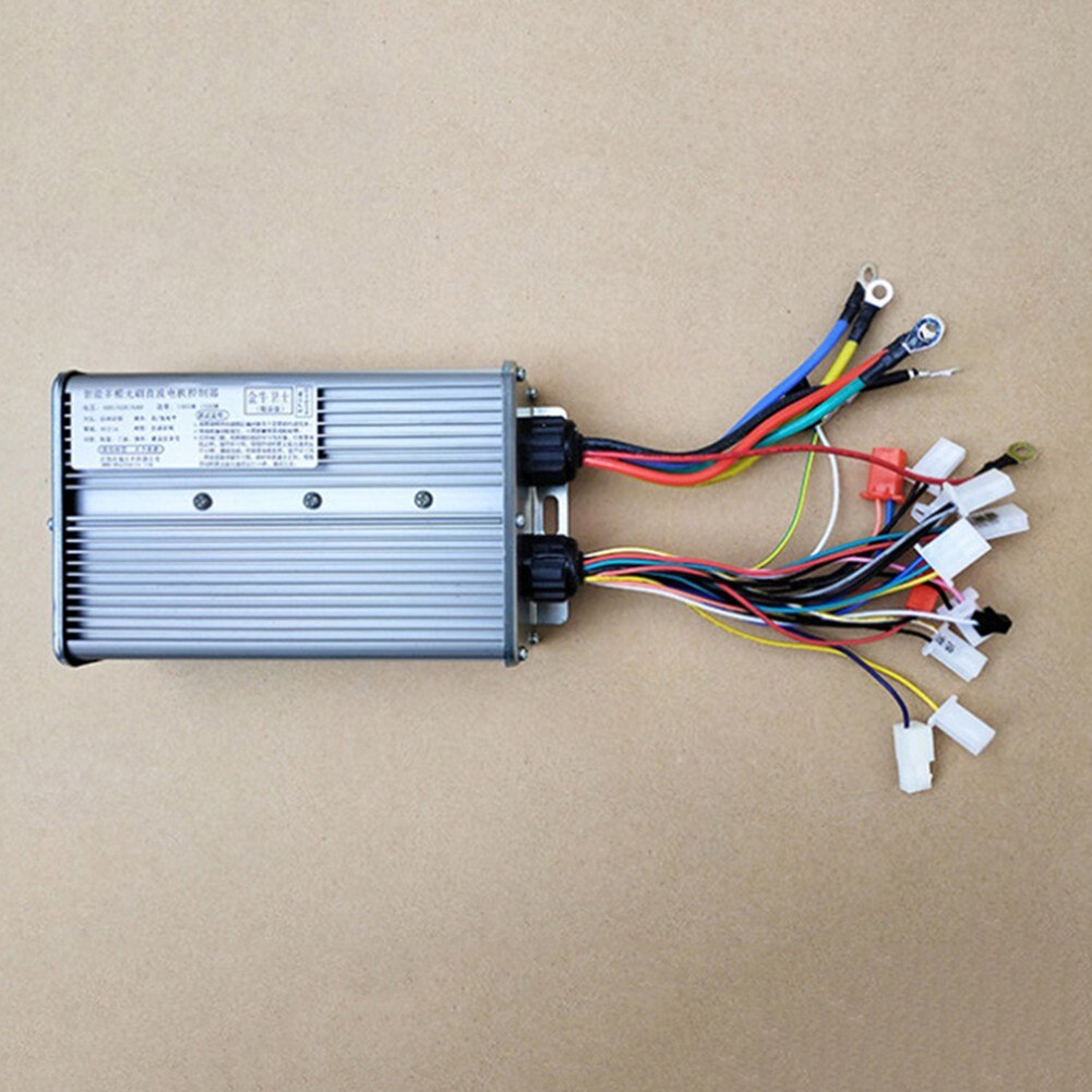 E-Bike Brushless Hub Motor Controller 1200W 48V 60V 72V 50A 18mos For Electric Bicycle Kick Scooter Metal Controllers Parts