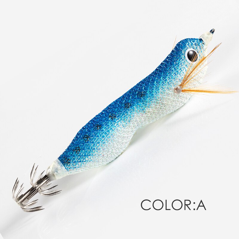 LETOYO – appât lumineux pour la pêche au calmar, leurre pour attraper des poissons tels que les seiches, 80mm, 12g turlutte calamar turlutes peche au calamar turluttes peche aux calamar: A