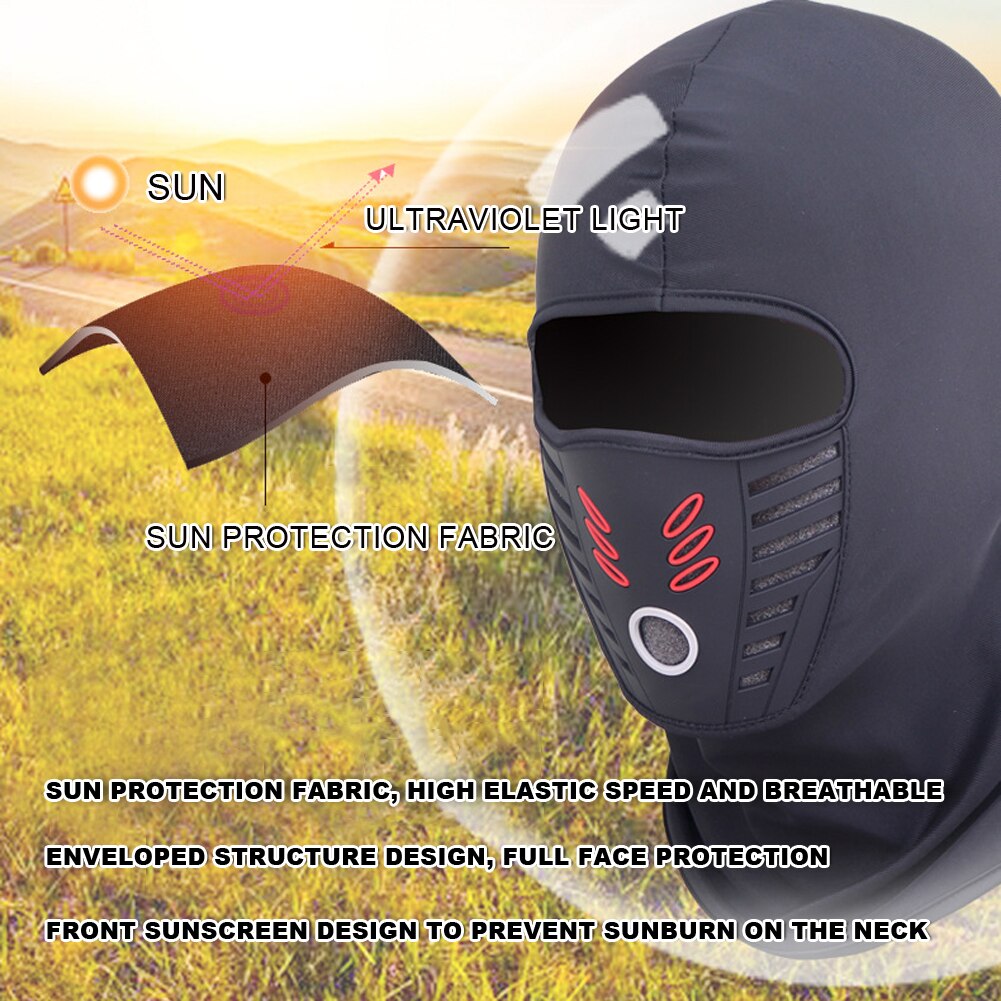 Winter Balaclava Ski Mask For Cold Weather Cycling Motorcycle Neck Warmer Hood Winter Gear For Men Women